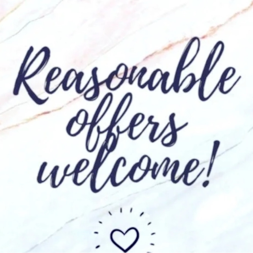 Reasonable‎ Offers Welcome Sign